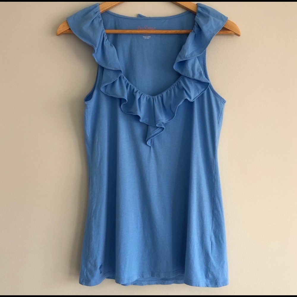 Lilly Pulitzer Nadel Ruffle Top